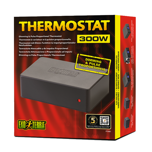 Electronic Reptile Thermostat with Dimming & Pulse Proportional 300 Watt