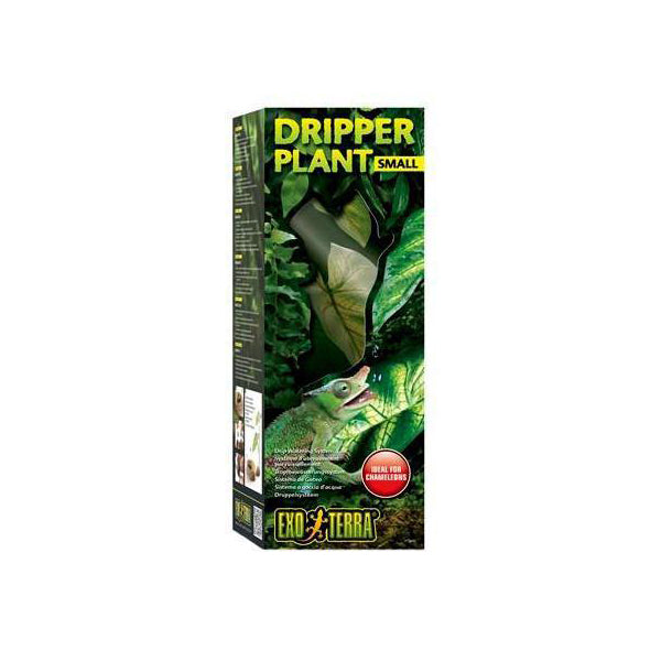 Artificial Dripper Plant with Water Pump Reptile Watering System