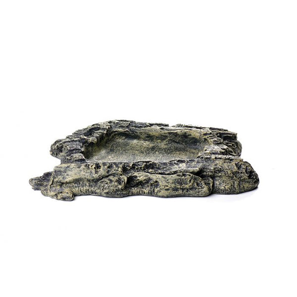 Habitat Rock Bowl Reptile Terrarium Decoration & Feeder