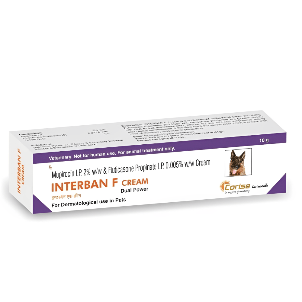 Corise Interban F (Mupirocin Fluticasone) Cream (10g)