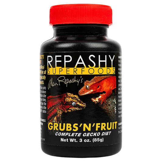 Grubs 'N' Fruit Meal Replacement Powder Omnivore Gecko Premix Food