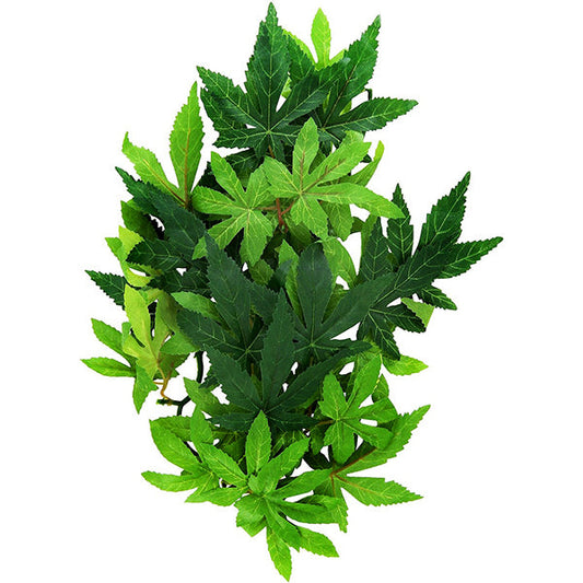 Abutilon Silk Realistic Artificial Plant Reptile Habitat Decor