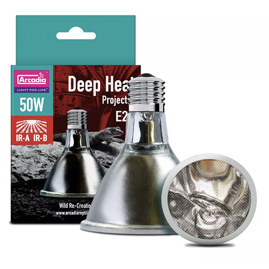 Deep Heat IR-A IR-B Reptile Heating Projector 50W