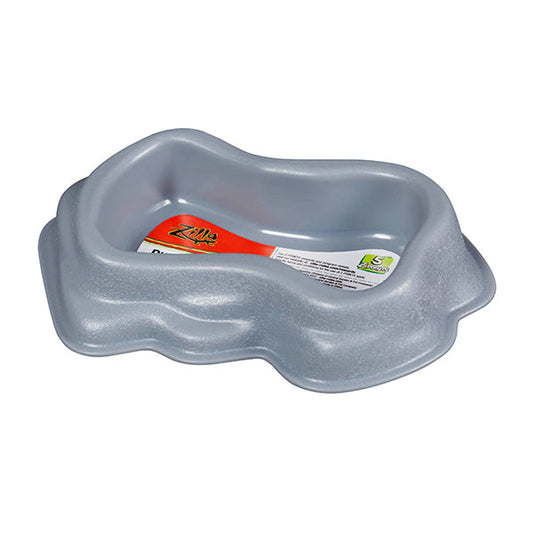 Durable Reptile Dish Gray