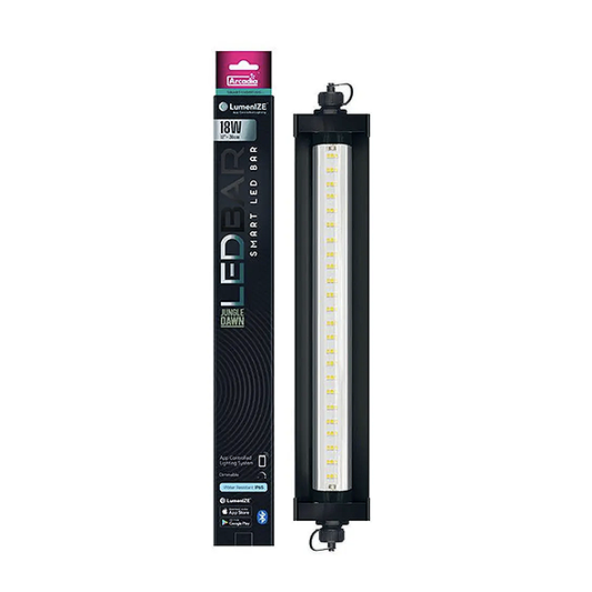 LumenIZE Jungle Dawn Smart LED Bar App Controlled 12 Inch 18 Watt T5 Reptile Lighting Kit
