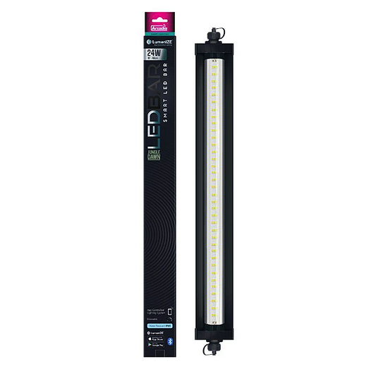 LumenIZE Jungle Dawn Smart LED Bar App Controlled 19 Inch 24 Watt T5 Reptile Lighting Kit