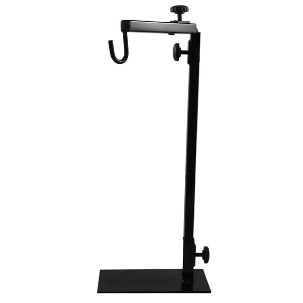 Adjustable Reptile Lamp Fixture Stand Black
